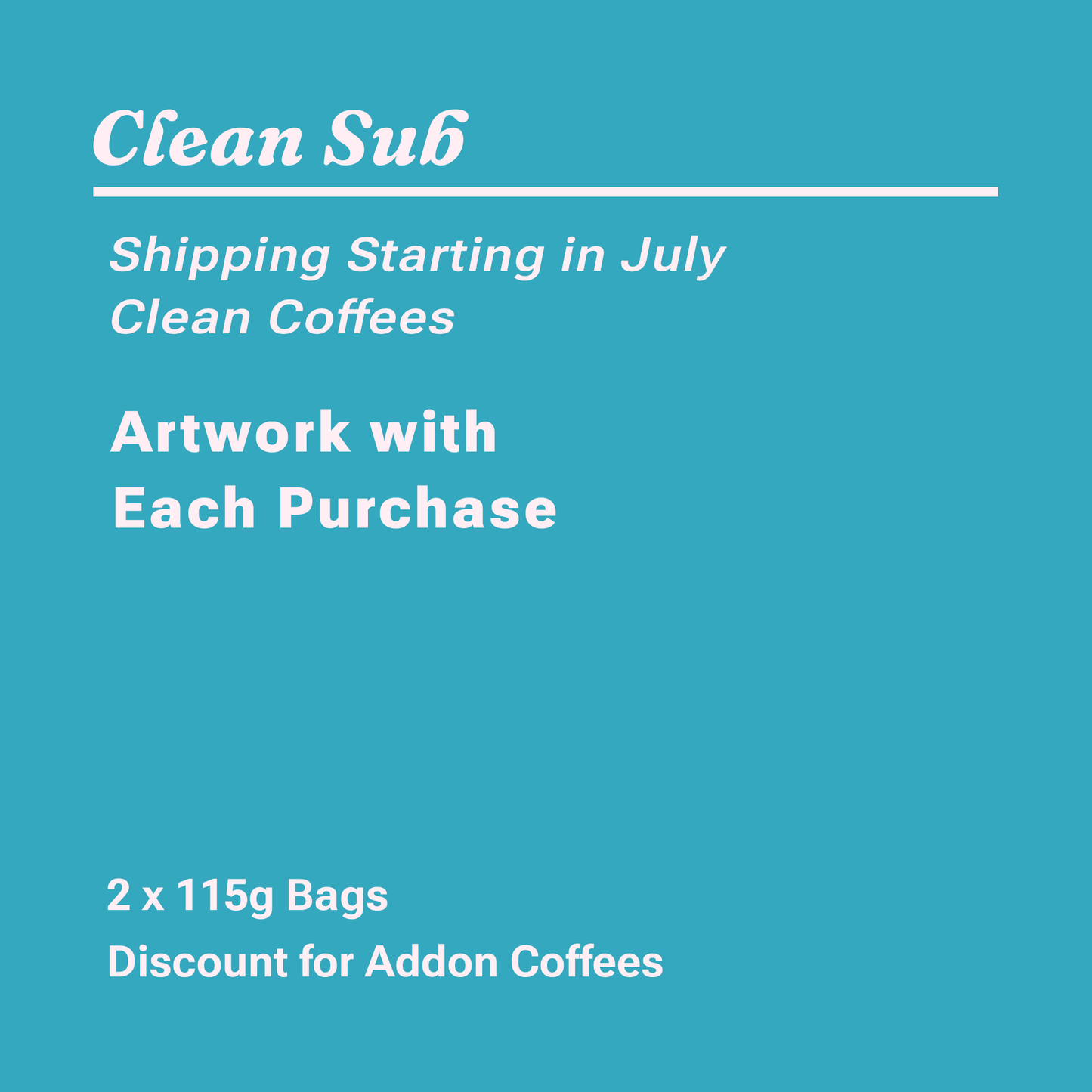 Clean Sub - Presale