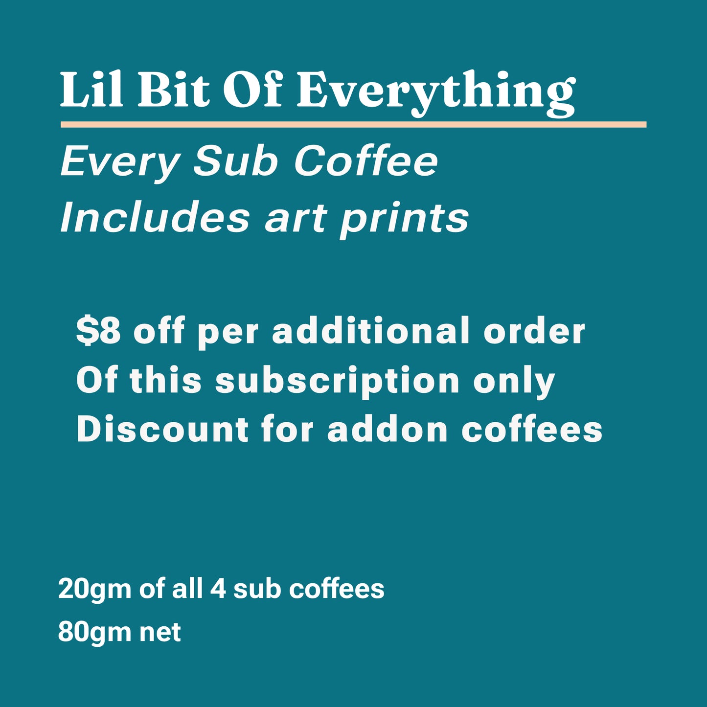 Lil Bit Of Everything Subscription x3 (20gx12)