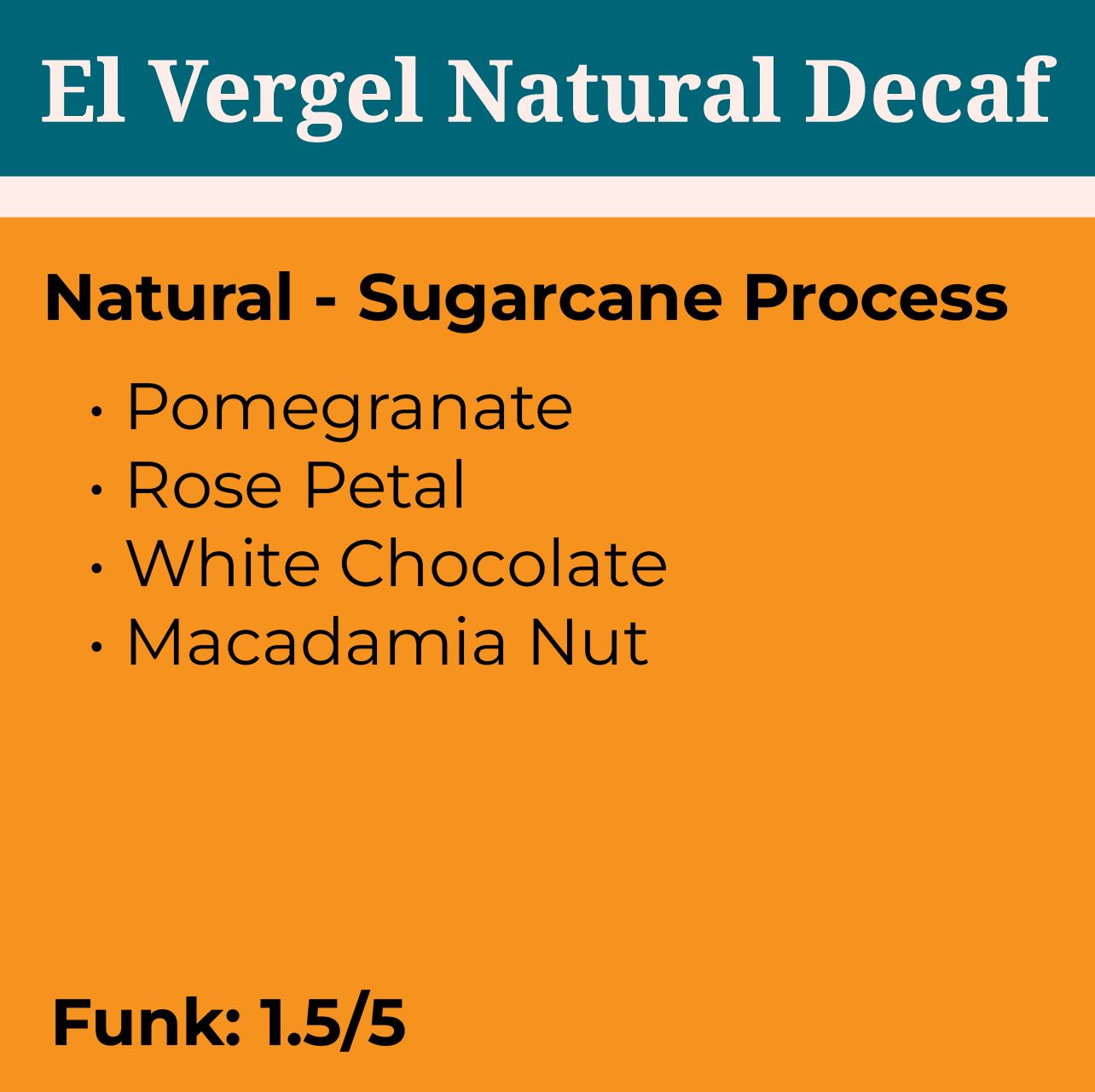 El Vergel Natural Decaf packshot