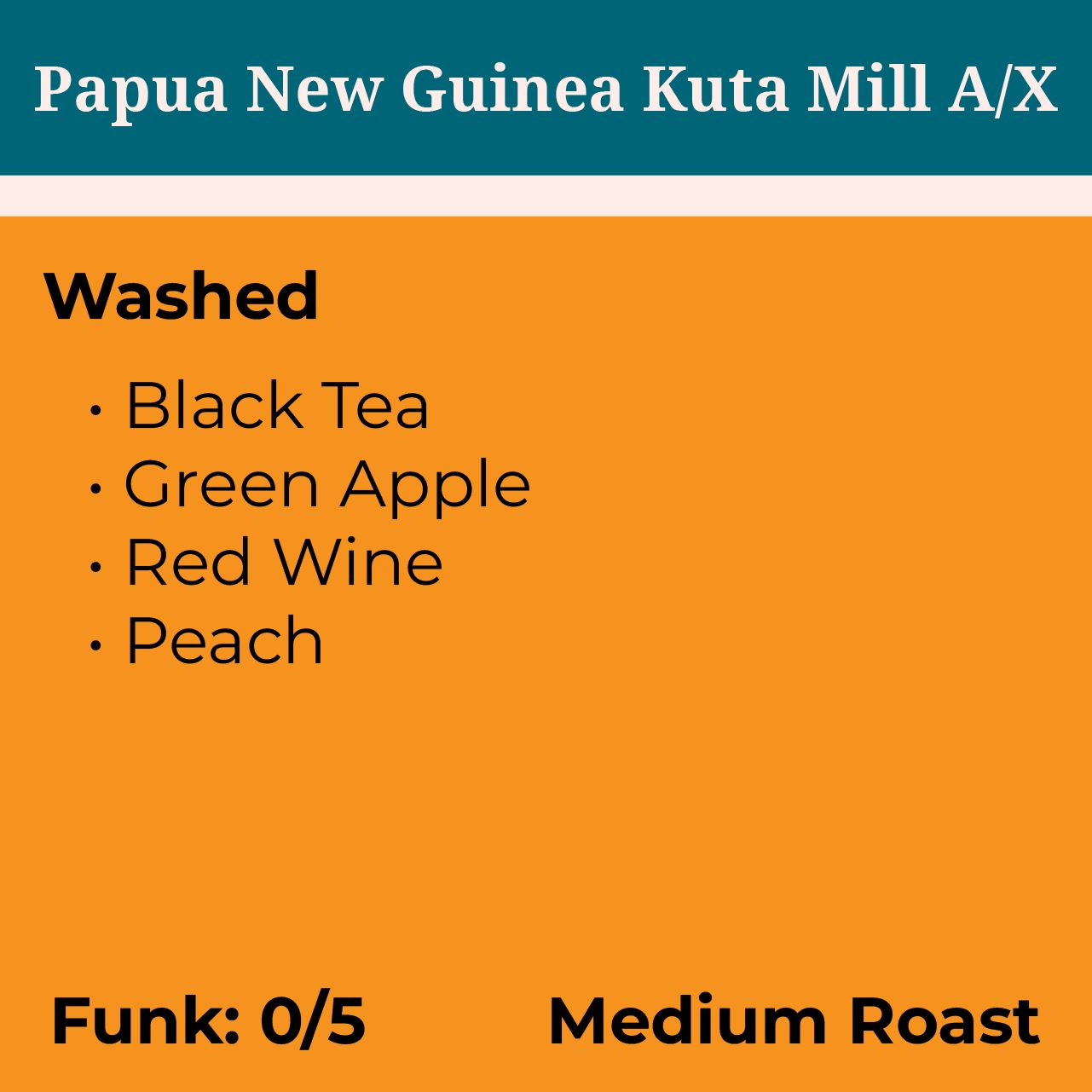 Papua New Guinea Kuta Mill A/X Washed packshot
