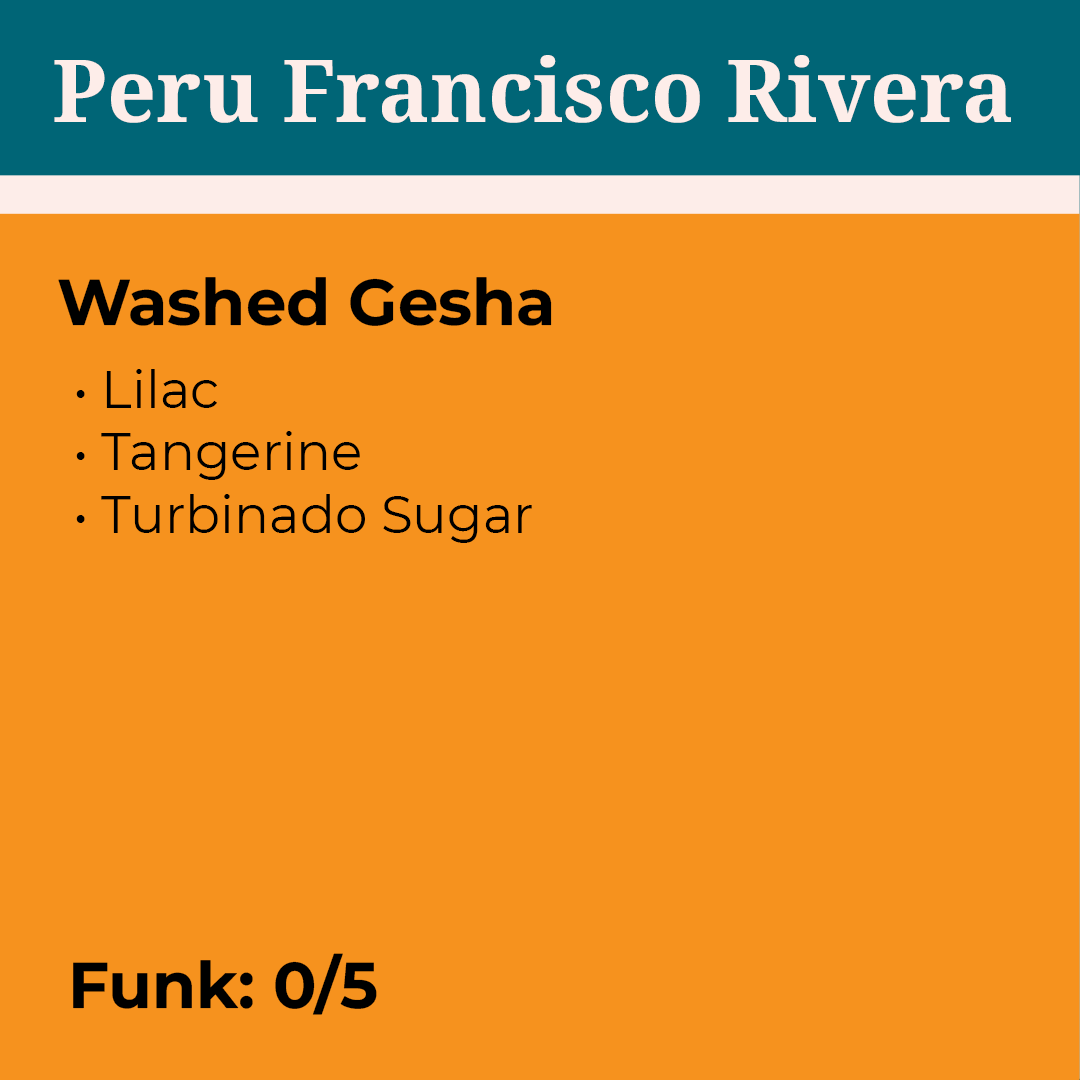 Peru Francisco Rivera Washed Gesha packshot
